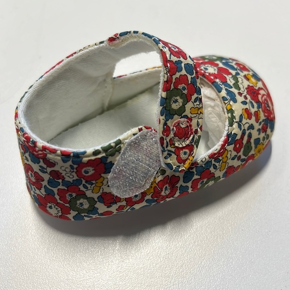 Edgehill Collection Babies White Multi-Color Floral Print Prewalkers Shoes, NWT! - Picture 4 of 4